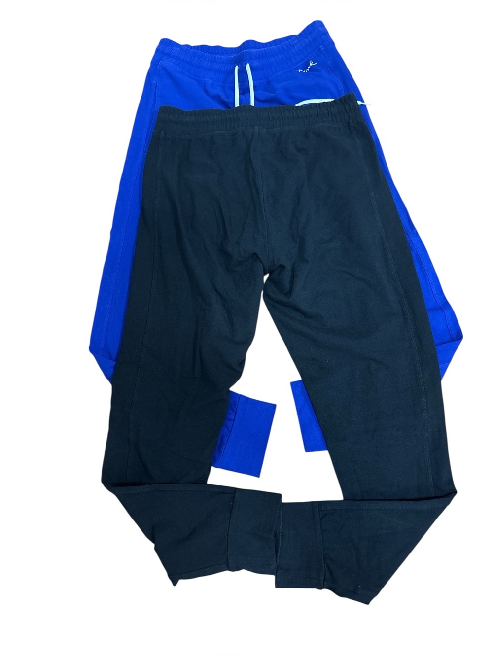 Black & Royal Blue Athletic Joggers - Two Pair Set